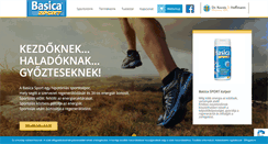 Desktop Screenshot of basica-sport.hu