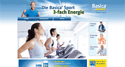 Desktop Screenshot of basica-sport.de