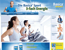Tablet Screenshot of basica-sport.de